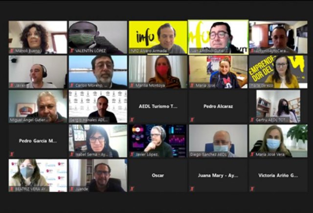 Alguazas participa en la reunión de la Red Punto Pyme 2021 - 1, Foto 1