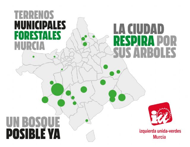 IU-Verdes Murcia asegura que se pueden plantar un millón de árboles ya - 1, Foto 1