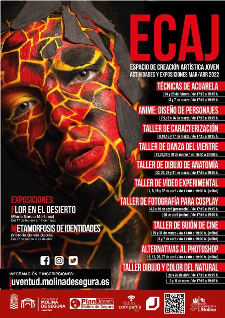 La Concejalía de Juventud de Molina de Segura presenta la nueva programación de DIÁLOGOS SOBRE JUVENTUD y del Espacio de Creación Artística Joven (ECAJ) durante los meses de marzo y abril - 4, Foto 4