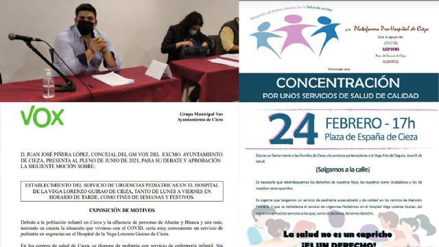 VOX Cieza se suma a las reivindicaciones de Padres y Madres por la Salud de sus Hijos y la Plataforma Pro-Hospital por un servicio de pediatría - 1, Foto 1
