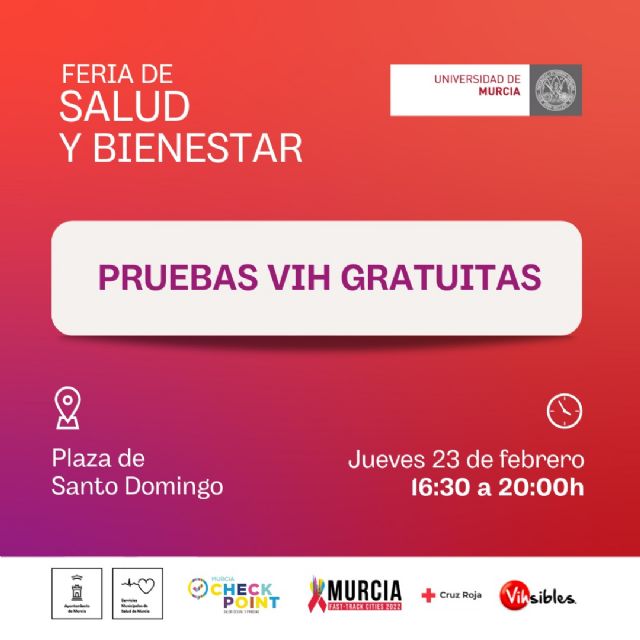 El Ayuntamiento de Murcia saca mañana a la calle su Murcia Checkpoint para realizar pruebas gratuitas de VIH - 1, Foto 1