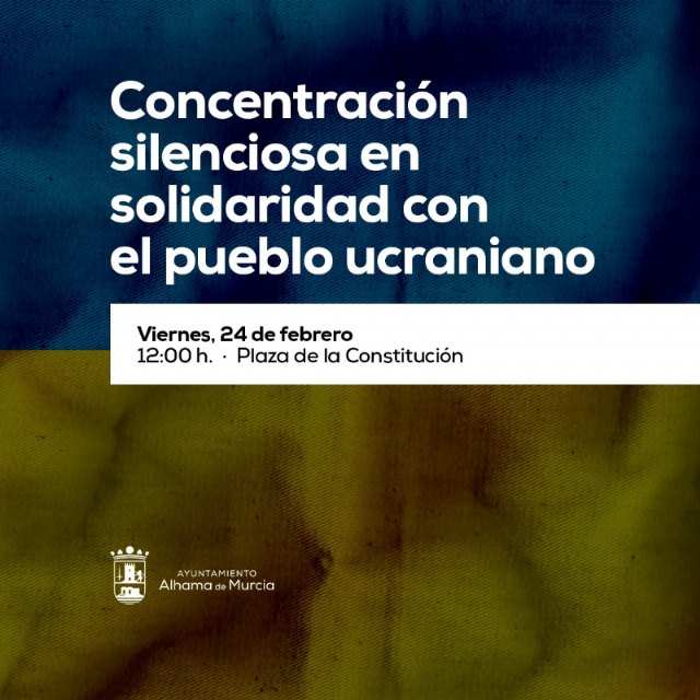 Concentracin silenciosa en solidaridad con el pueblo ucraniano este viernes 24 de febrero, Foto 1