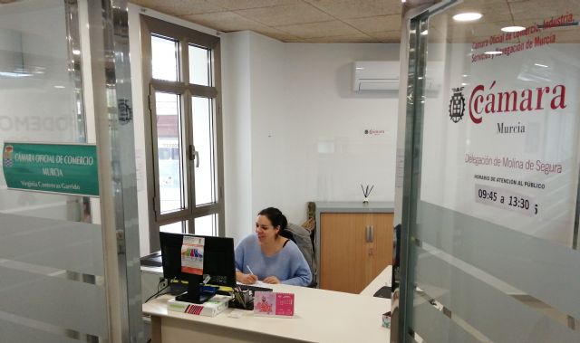 La oficina delegada de la Cámara de Comercio de Murcia instalada en el Ayuntamiento de Molina de Segura cumple su cuarto aniversario con una trayectoria ascendente - 1, Foto 1