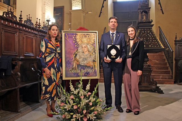 Sevilla. El Villanovence Felipe Herrero Rodero, pintó a la madre de Dios para la Cuaresma de Alcalá del Río - 3, Foto 3