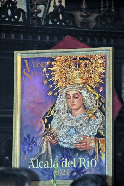 Sevilla. El Villanovence Felipe Herrero Rodero, pintó a la madre de Dios para la Cuaresma de Alcalá del Río - 4, Foto 4