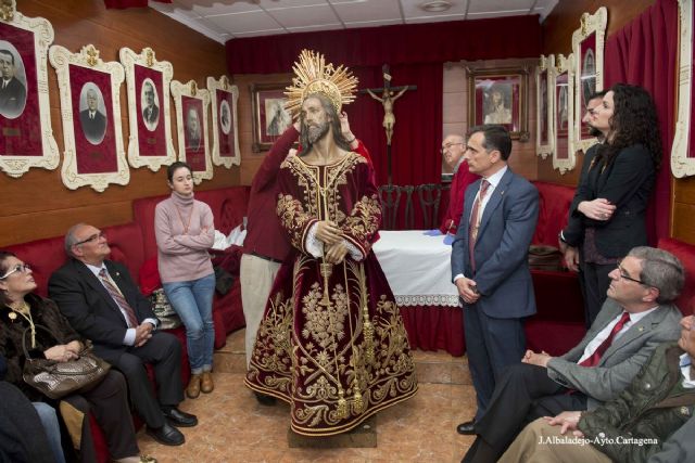 El Cristo del Prendimiento lucirá su nueva túnica el Miércoles Santo - 2, Foto 2