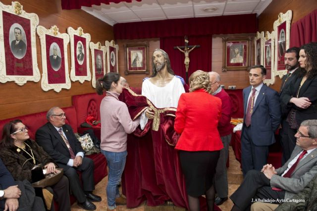 El Cristo del Prendimiento lucirá su nueva túnica el Miércoles Santo - 3, Foto 3