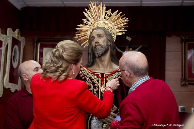 El Cristo del Prendimiento lucirá su nueva túnica el Miércoles Santo - 4, Foto 4