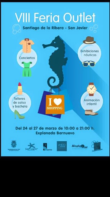 La VIII Feria Outlet de Santiago de la Ribera abrirá junto a la playa Barnuevo en el puente de Semana Santa con 34 comercios y 4 barras de hostelería - 1, Foto 1