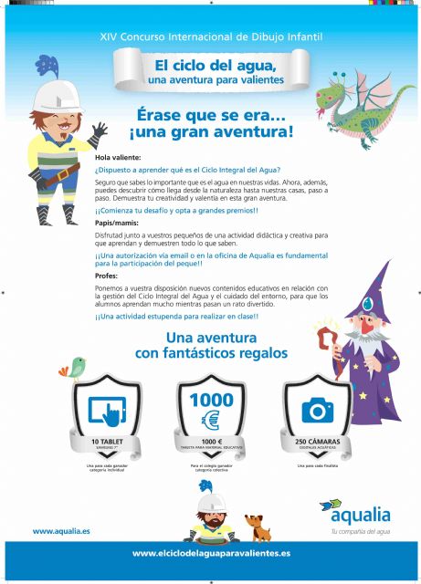 El Ayuntamiento de Caravaca y Aqualía convocan el XIV concurso de dibujo del Día Mundial de Agua - 2, Foto 2