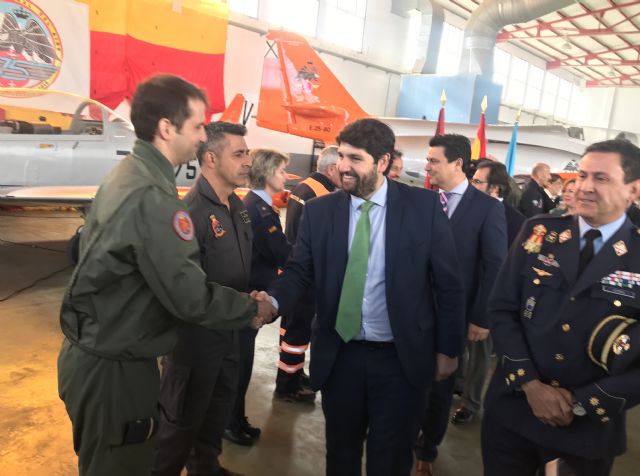 López Miras anuncia el inicio de los trámites para otorgar a la Academia General del Aire de San Javier la Corbata de Honor de la Región - 1, Foto 1