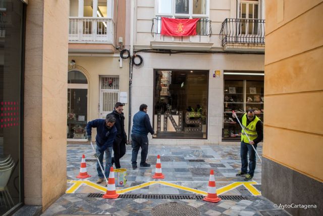 Las terrazas del Casco Historico tendran delimitado el espacio durante la Semana Santa - 1, Foto 1