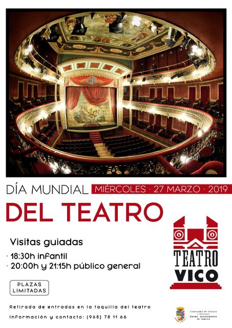 El Vico celebrará el Día Mundial del Teatro con tres visitas guiadas gratuitas - 1, Foto 1