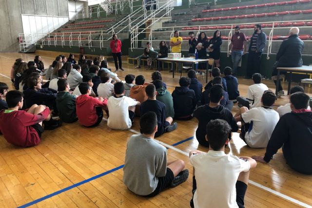 Maristas recibe a los jugadores de Club de Rugby Universitario de Cartagena de la mano del programa ADE - 1, Foto 1