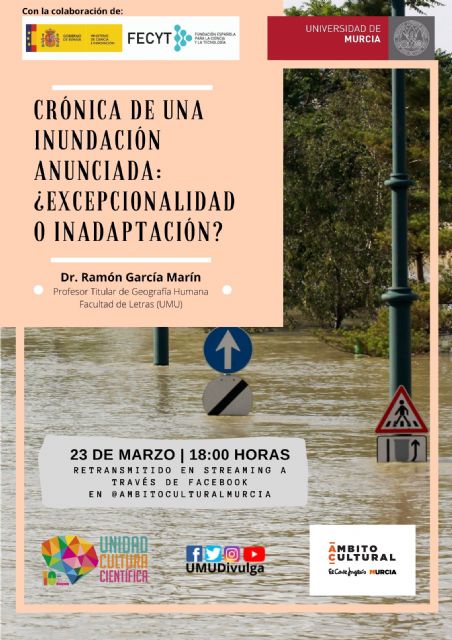 La UMU y El Corte Inglés te invitan a reflexionar sobre las últimas inundaciones de la región - 1, Foto 1