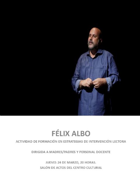 Conferencia de Félix Albo para fomentar la lectura entre los más pequeños, Foto 1