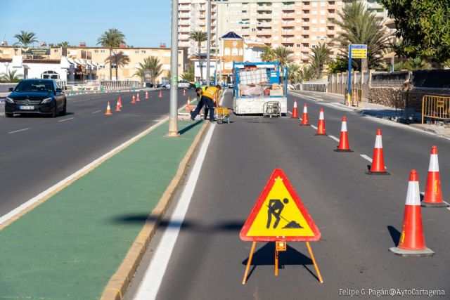 Vía Pública renueva la mediana de La Gran Vía de La Manga - 1, Foto 1