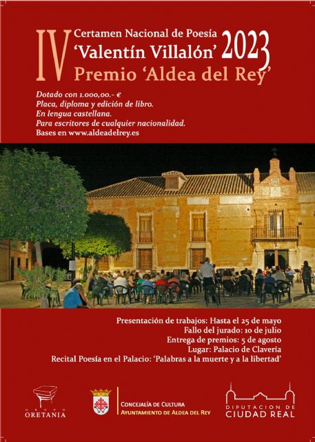El 'IV Certamen Nacional de Poesía Valentín Villalón. Premio Aldea del Rey' se consolida como uno de los más importantes de la región - 2, Foto 2