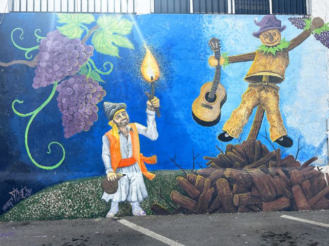 Un gran mural con el Raspajo como protagonista decora la explanada Maestro Ángel Palazón - 4, Foto 4