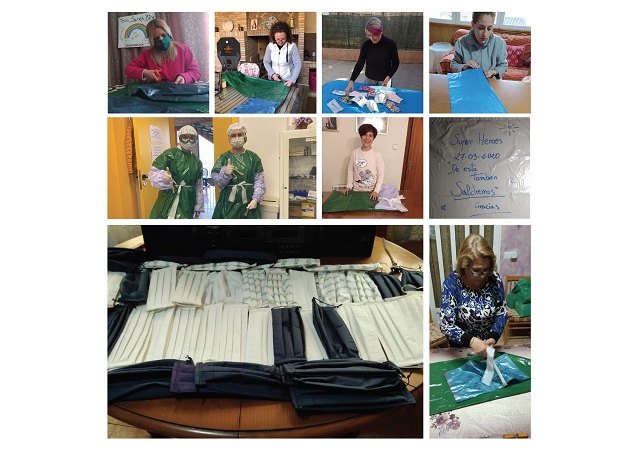 Voluntarios de Cehegín confeccionan 1500 batas y 1000 mascarillas para los centros sanitarios - 1, Foto 1