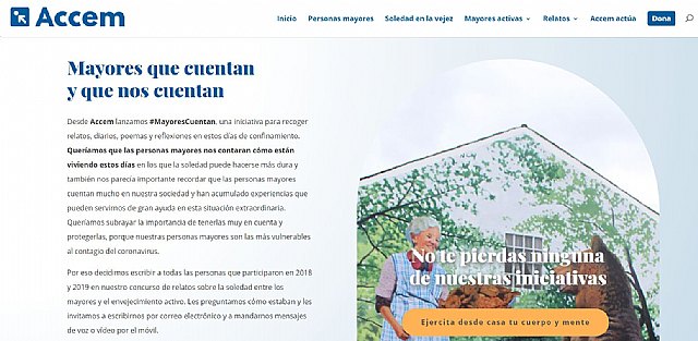 Mayores que leen y escriben frente a la soledad del confinamiento - 1, Foto 1