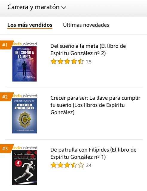 El policía y escritor cartagenero, Espíritu González, copa con tres de sus obras, las tres primeras posiciones de ventas de libros en Amazon - 2, Foto 2