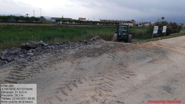 La Confederación Hidrográfica del Segura autoriza al Ayuntamiento de Murcia la retirada del cauce del río Segura del puente y la hormigonera - 3, Foto 3