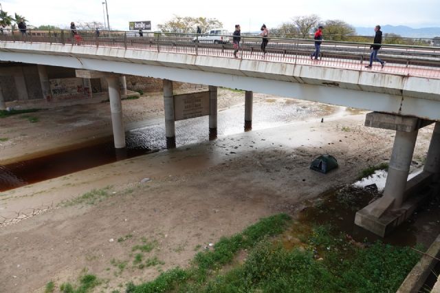 IU exige intervenciones urgentes ante la contaminación del Guadalentín a su paso por el centro de Lorca - 4, Foto 4