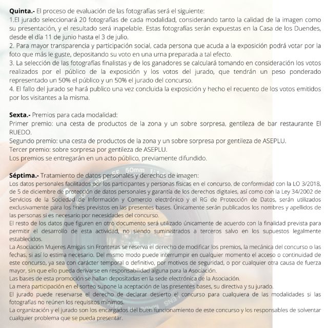 La Asociación Amigas sin Fronteras pone en marcha el primer Concurso de Fotografía Puerto Lumbreras y su entorno - 1, Foto 1