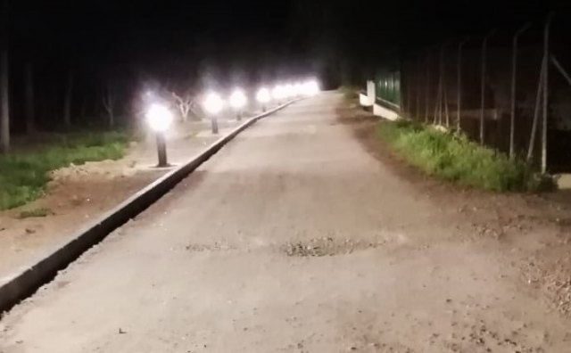 Ya está en funcionamiento el nuevo tramo de alumbrado público en Ascoy - 1, Foto 1