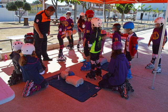 Una mañana de formación en educación vial y primeros auxilios para el club Roller Queen - 1, Foto 1