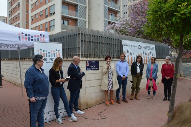 La poeta Josefina Soria es homenajeada en el barrio de Joven Futura - 1, Foto 1