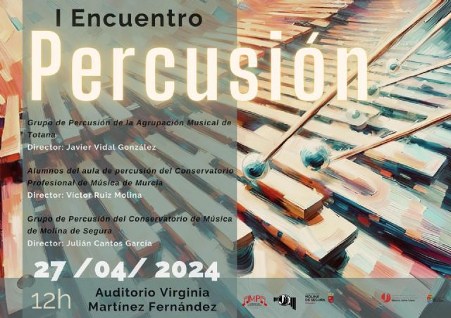 El Conservatorio de Música Maestro Jaime López de Molina de Segura organiza el I Encuentro de Percusión el sábado 27 de abril - 1, Foto 1