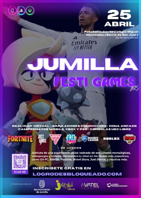 Jumilla acoge una nueva edición del FestiGames en próximo viernes 25 de abril - 1, Foto 1
