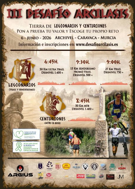 Archivel acoge el 6 de junio la III edición del ‘Desafío Arcilasis’, una exigente prueba de montaña que fusiona deporte, historia y solidaridad - 2, Foto 2