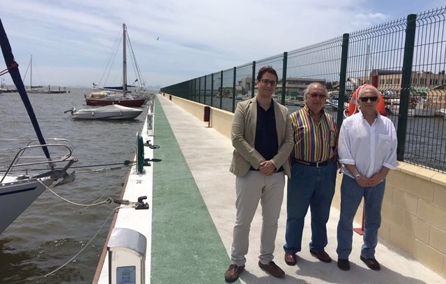 García-Ayllón visita las instalaciones del Club Náutico de Lo Pagán - 1, Foto 1