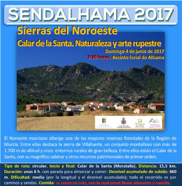 Abierto el plazo de inscripcin para la ruta nº 5 de Sendalhama 2017, Foto 1