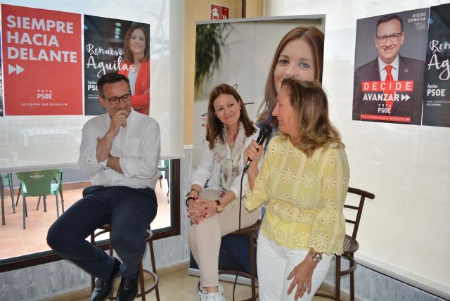 El candidato socialista a la Comunidad se compromete en Águilas a dar respuesta a las necesidades que tiene el municipio en materias de sanidad y educación - 4, Foto 4
