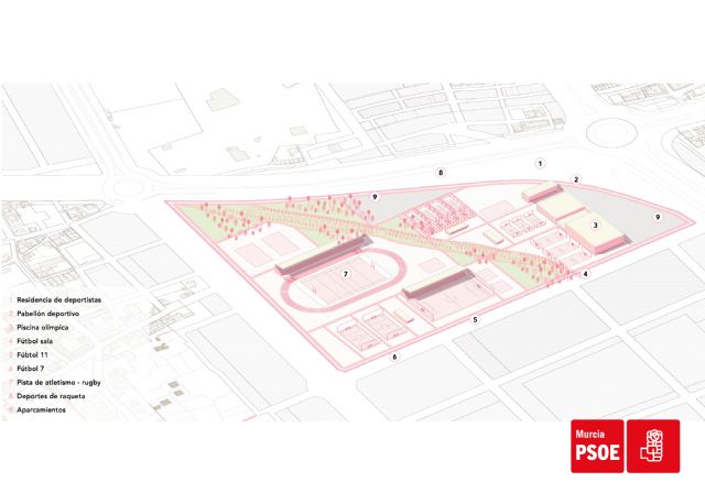 Serrano: Haremos de Murcia un referente del deporte base y de competición construyendo una Ciudad Deportiva en el norte del municipio - 2, Foto 2