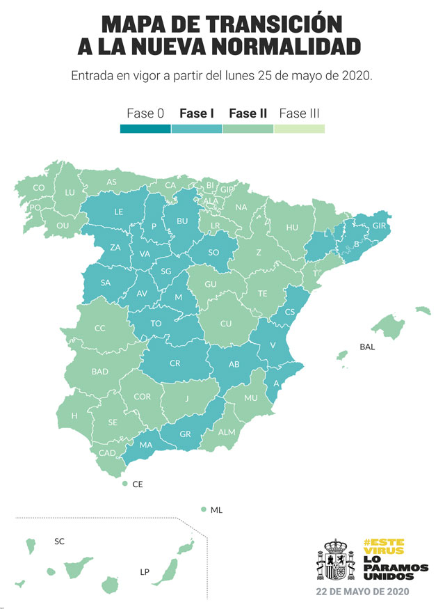 Mapa de transición a la nueva normalidad - 1, Foto 1