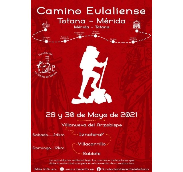 La Fundación La Santa organiza dos nuevas etapas del Camino Eulaliense los días 29 y 30 de mayo por localidades de la provincia de Jáen, Foto 3