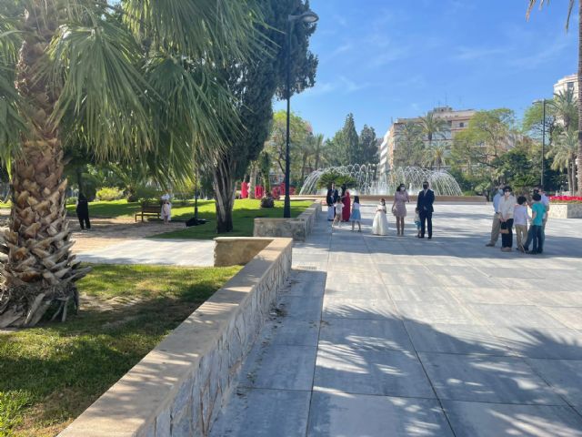 El jardín de la Redonda abre a escondidas por ser un proyecto del PP y a falta de la reforestación prevista - 1, Foto 1