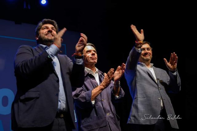 El Presidente Aznar y Fernando López Miras respaldan a Tomás Rubio, y se comprometen a defender juntos el Trasvase Tajo-Segura - 1, Foto 1