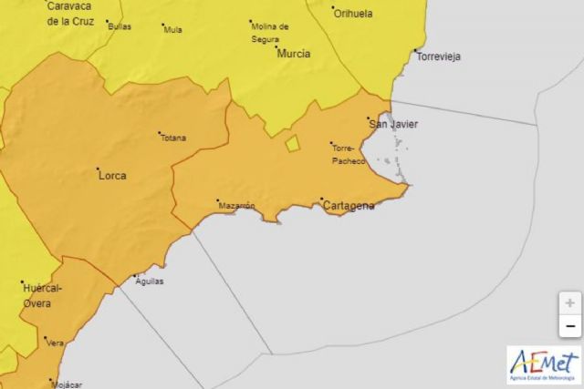 Activada la preemergencia municipal en Cartagena por los avisos de lluvias intensas para lunes y martes - 1, Foto 1