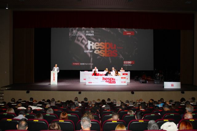 El Auditorio Margarita Lozano de Lorca acoge el 13 congreso regional de Comisiones Obreras - 2, Foto 2