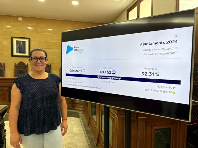 El Ayuntamiento de Calasparra obtiene el Sello Infoparticipa que otorga la Universidad Autónoma de Barcelona certificando así la transparencia y la calidad de la comunicación pública local - 1, Foto 1