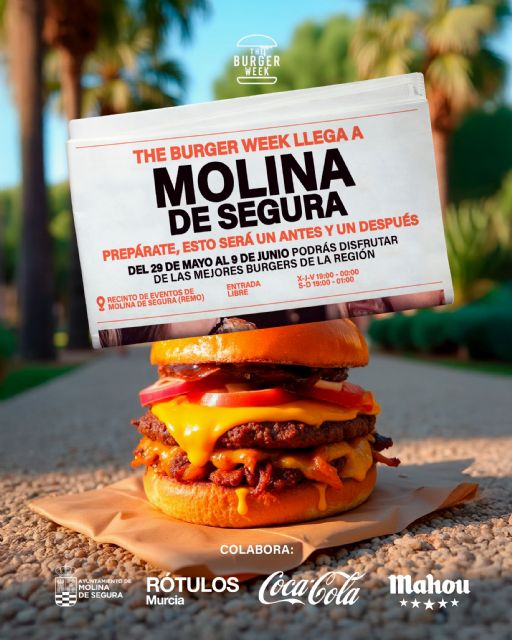 El evento gastronómico The Burger Week llega al recinto ferial REMO de Molina de Segura - 1, Foto 1