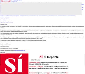 PP: Castejón utiliza medios de la Vicealcaldía para organizar un acto electoral del PSOE - 2, Foto 2