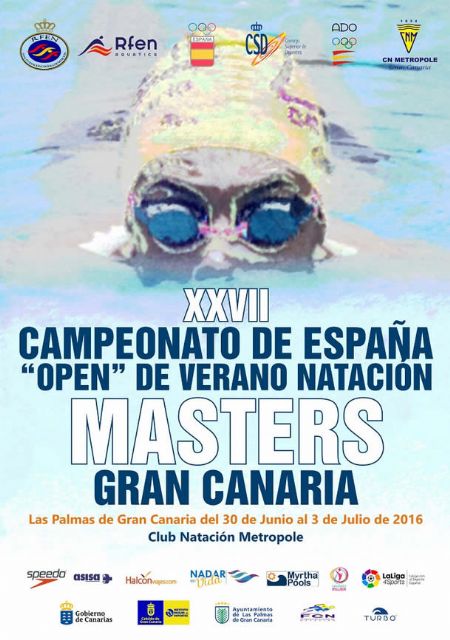 El Club Natación Ciudad de Murcia en el XXVII Campeonato de España Open Master de Natación Las Palmas de Gran Canaria 2016 - 2, Foto 2