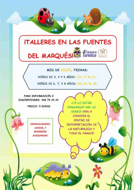 Turismo programa talleres infantiles en el Centro de la Naturaleza de las Fuentes del Marqués - 2, Foto 2